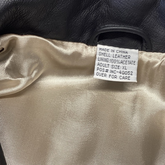 Reneshanta Classic Black Women's Leather Jacket Size XL - Picture 7 of 8